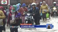 Ketinggian air yang merendam kawasan tersebut bervariasi, mulai dari 30 sentimeter hingga 1 meter.