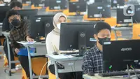 Total keseluruhan peserta UTBK-SNBT di UPNVJ tahun 2023 ini mencapai 22.400 orang. (merdeka.com/Arie Basuki)