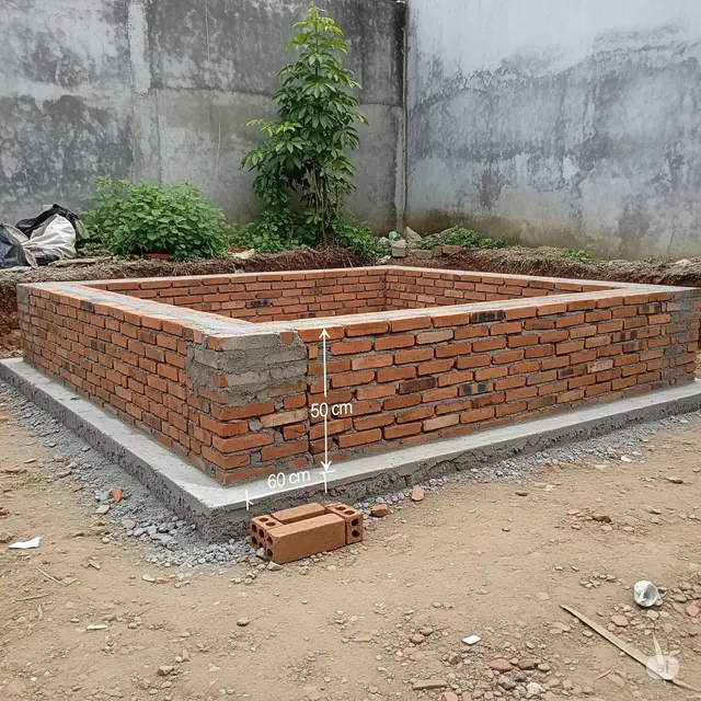 Ukuran Pondasi Rumah Sederhana 1 Lantai . Foto: Gemini