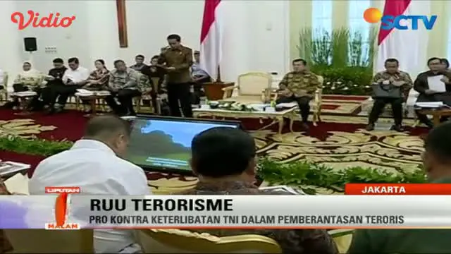 Presiden Jokowi Minta UU Terorisme Dipercepat