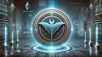 Ilustrasi kripto&nbsp;MANTA Coin. (Foto By AI)