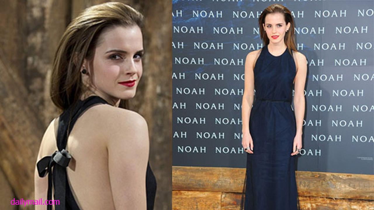 Hadiri Premier Noah, Emma Watson Tampil Seksi dan Elegan