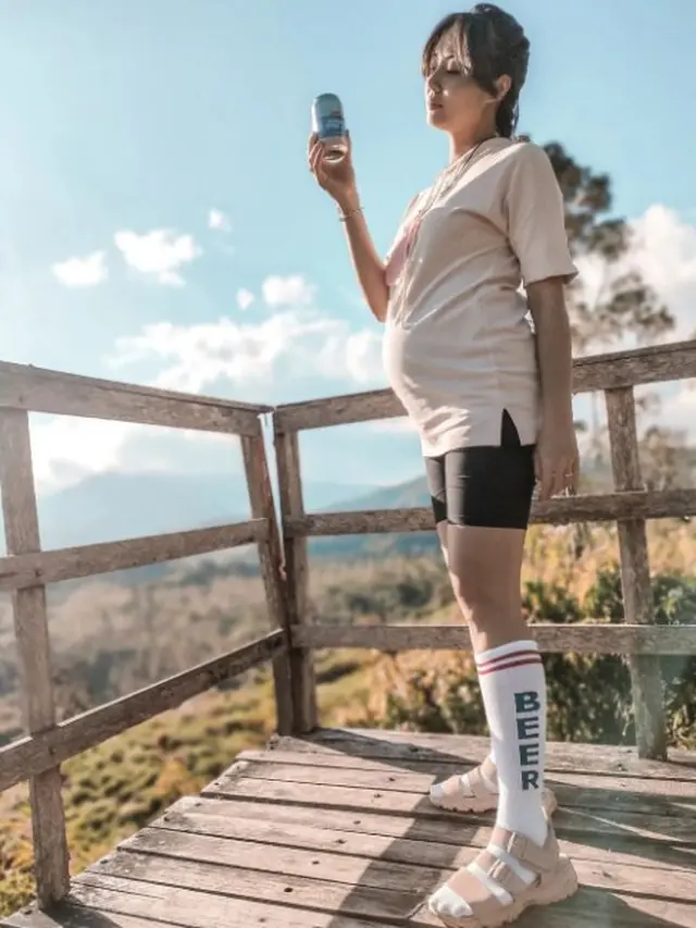 7 Potret Marissa Jeffryna Pamer Baby Bump, Mesra saat Babymoon