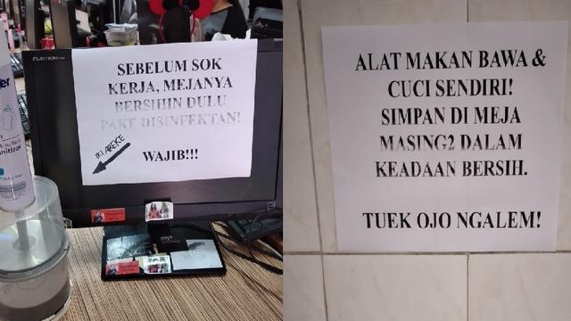 Top 3 Pengumuman Lucu Di Kantor Saat Masuk Era New Normal Citizen6 Liputan6 Com