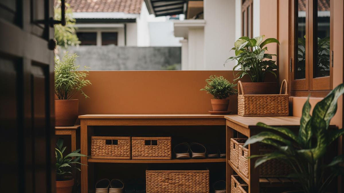 7 Desain Teras Rumah Kecil Sederhana Rapi Tanpa Sandal Berserakan, Sederhana Tapi Fungsional