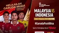 Jadwal Live Streaming Malaysia Vs Indonesia AFF U-23 di Vidio. (Sumber: dok. vidio.com)