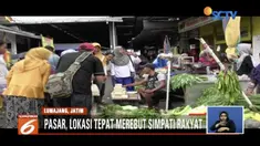 Pasar menjadi tempat pasangan calon presiden dan wakil presiden merebut simpati rakyat jelang Pilpres 2019.