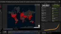 Peta update persebaran Virus Corona COVID-19 per Jumat (27/3/ 2020).  (gisanddata.maps.arcgis.com / Coronavirus COVID-19 Global Cases by Johns Hopkins CSSE)