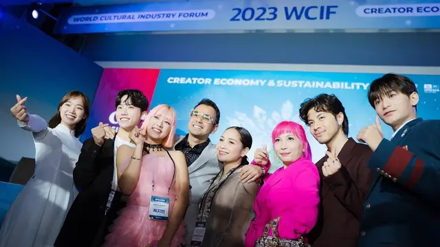 7 Potret Raffi-Nagita Hadiri WCIF Korea Selatan, Bertemu Nichkhun 2PM dan Zayyan