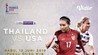 Piala Dunia Wanita 2019 USA Vs Thailand