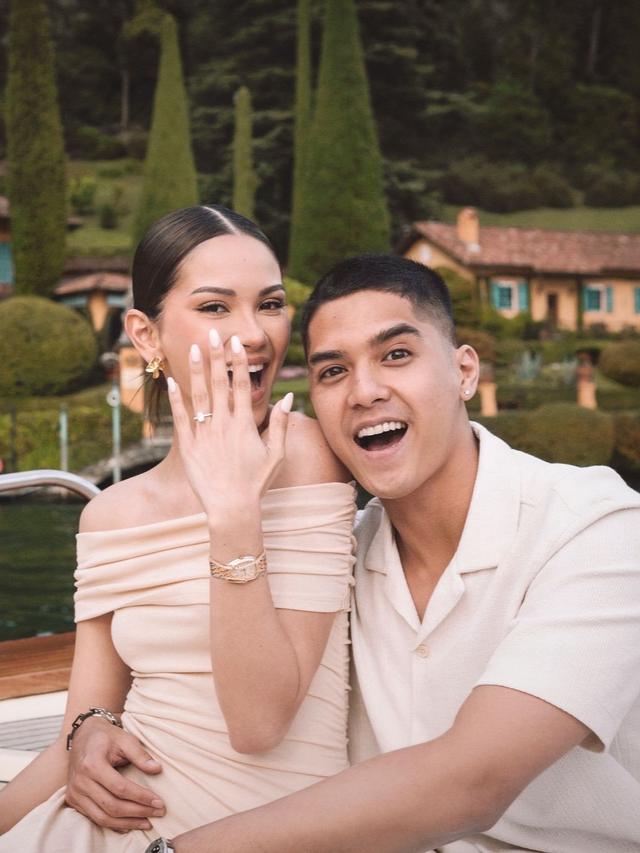 6 Potret Al Ghazali Lamar Alyssa Daguise di Italia, Pamer Cincin ke El dan Syifa