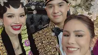 Potret Momo eks Geisha di Ngunduh Mantu Al Ghazali dan Alyssa, Penampilannya Bikin Pangling