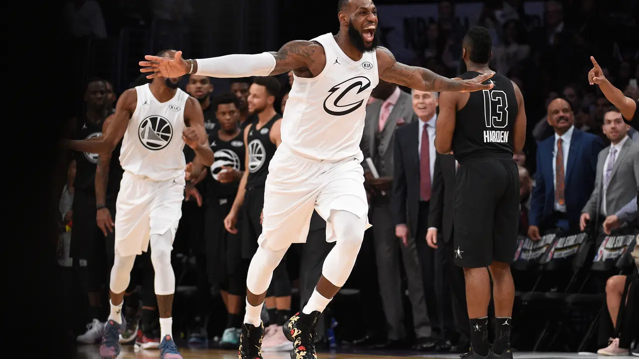 Selebrasi LeBron James