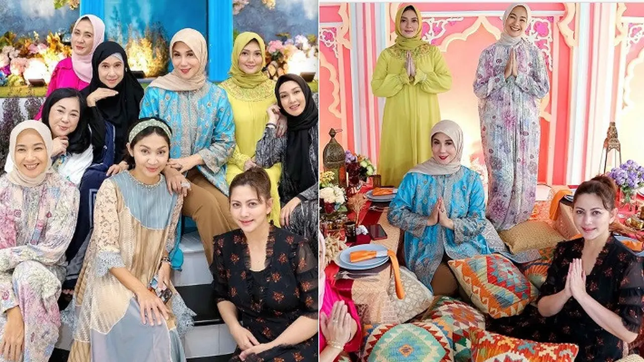Bella Saphira, Marini Zumarnis, Cut Keke dan sederet artis 1990-an buka puasa bersama (Foto: Instagram/cutkeke_xavier)
