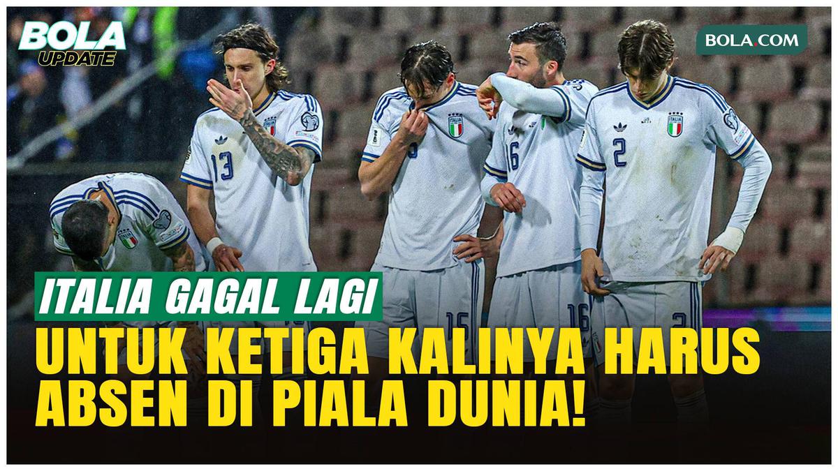 Tangis Fans Italia Pecah, Gagal ke Piala Dunia 2026 Untuk Ketiga Kalinya