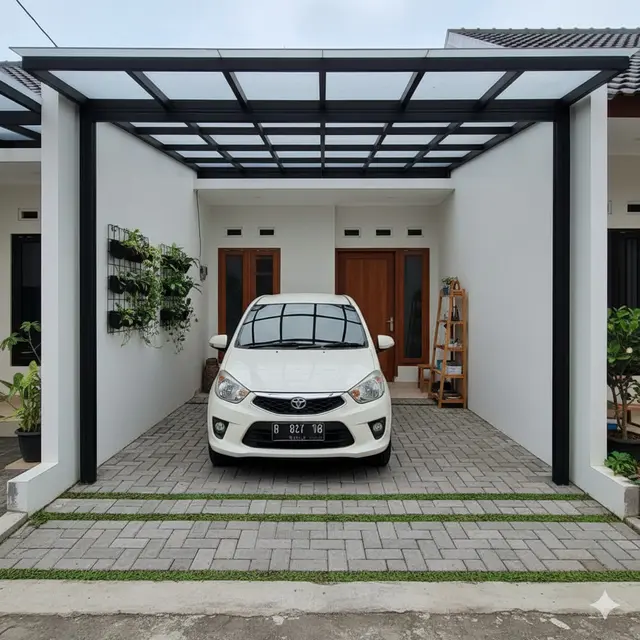 Garasi di lahan sempit