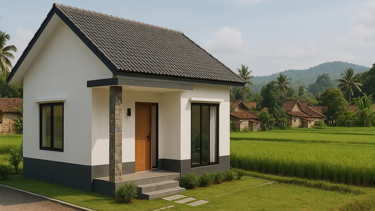 Inspirasi Warna Rumah Elegan di Kampung, Sederhana Tapi Berkelas