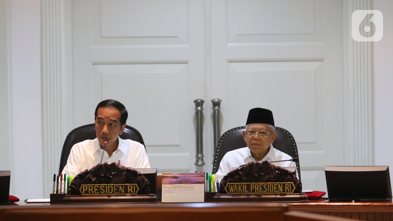 Jokowi Pimpin Rapat Terbatas