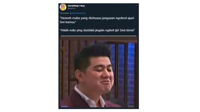 Meme Lucu Wajah Chef Arnold Ini Sukses Bikin Ketawa Geli