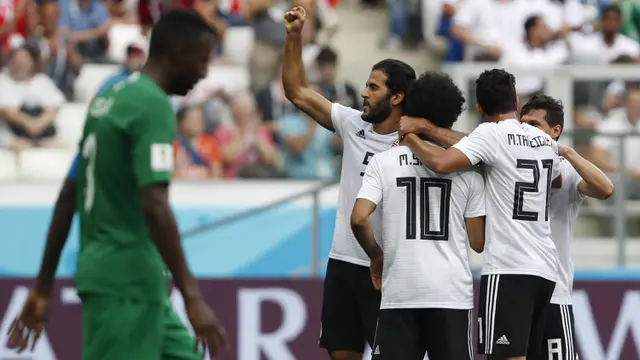 FOTO: Permalukan Mesir, Arab Saudi Cetak Sejarah