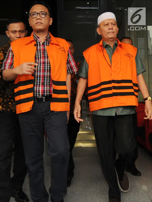 Ekspresi Tiga Tersangka Mantan Anggota DPRD Sumut Usai Diperiksa KPK