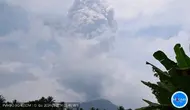 Gunung Ibu di Maluku kembali mengalami erupsi dahsyat pada Selasa (21/5/2024), pukul 14.01 WIT. (Liputan6.com/ Dok PVMBG)