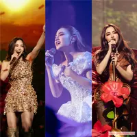 Mahalini Raharja menandai come back-nya di industri hiburan dengan menggelar konser tunggal. Ia tampil bak diva dengan deretan kostum panggung rancangan desainer Tanah Air [@mahaliniraharja]