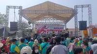 Dalam rangka memeriahkan Hari Ulang Tahun ke-78 Republik Indonesia (HUT ke-78 RI), sebanyak 5.000 warga di Kabupaten Majalengka, Jawa Barat mengikuti kegiatan Galih Fun Walk 2023. (Ist)