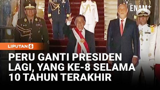 Kongres Peru Lantik Presiden Sementara di Tengah Krisis Politik