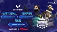 Link Live Quarterfinal Valorant Phoenix Cup Prasmul Olympics Malam Ini di Vidio