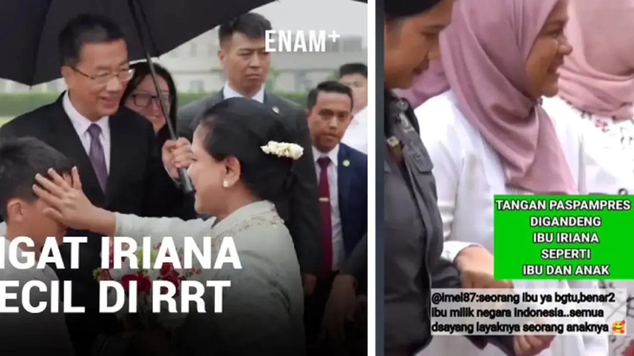 Sikap yang Diperlihatkan Iriana Jokowi Ini Membuktikan Bahwa Sebagai Ibu Negara Dirinya Tak Ubahnya Seorang Ibu yang Berhati Baik, Ramah, dan Tak Pandang Bulu