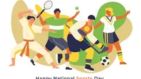 Ilustrasi hari olahraga nasional. (Photo Copyright by Freepik)