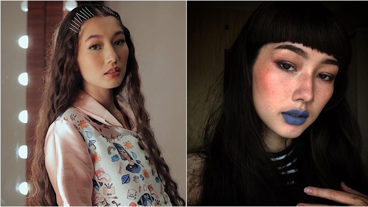 Potret Devina Aureel Dengan Makeup Tebal