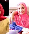 Sepulang haji, aktris dan pengusaha, Nagita Slavina belakangan kerap mengunggah penampilannya saat mengenakan hijab.[@raffinagita1717].