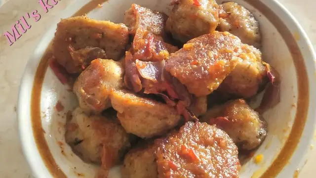 Resep bakso goreng mercon. (dok. Cookpad @Mils_kitchen)