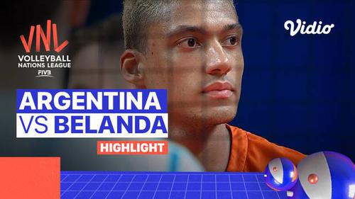 VIDEO: Sengit! Highlights Volleyball Nations League Putra 2022, Argentina Vs Belanda