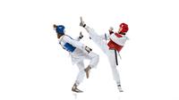 Ilustrasi olahraga karate. (Photo created by master1305 on www.freepik.com)