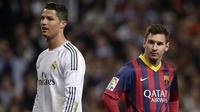 Termasuk Messi dan Ronaldo, berikut daftar 5 pemain yang menjadi top skor atau pencetak gol terbanyak di klubnya pada abad ke-21. (Foto: AFP/Dani Pozo)