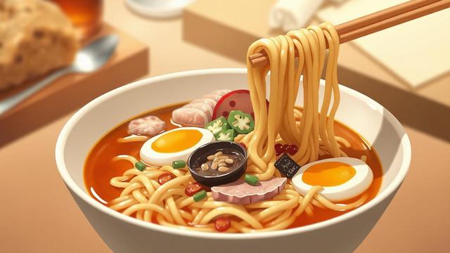 Siapa yang bisa menolak kelezatan mie instan? Namun, kamu harus tahu bahwa ada bahaya tersembunyi di balik mi instan jika dimakan setiap hari. Penting untuk mulai membatasi konsumsinya! (Ilustrasi by AI)