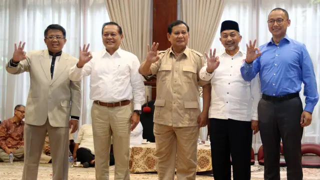 Bahas Pilkada Jabar, Prabowo Kumpulkan Partai Koalisi Asyik