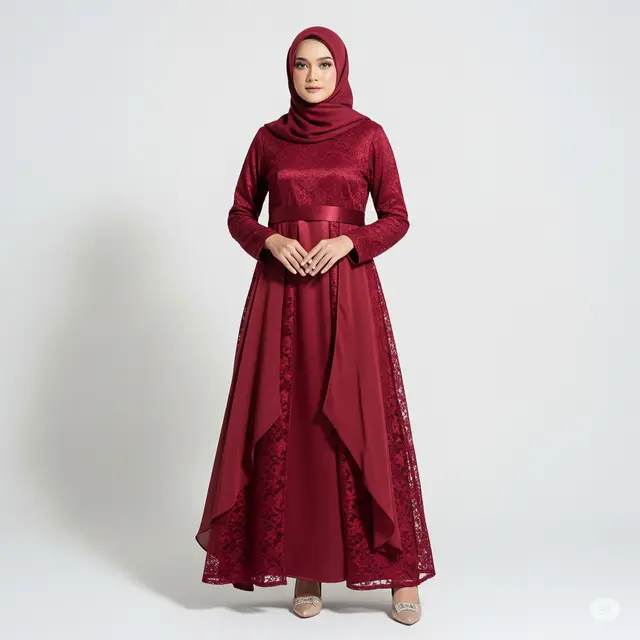 7 Model Baju Brokat Dress Panjang yang Elegan dan Menawan untuk Berbagai Acara