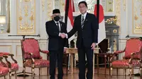 Wapres Ma’ruf Amin melakukan kunjungan kehormatan (Courtesy Call) kepada PM Jepang Fumio Kishida (Foto: BPMI Setwapres)