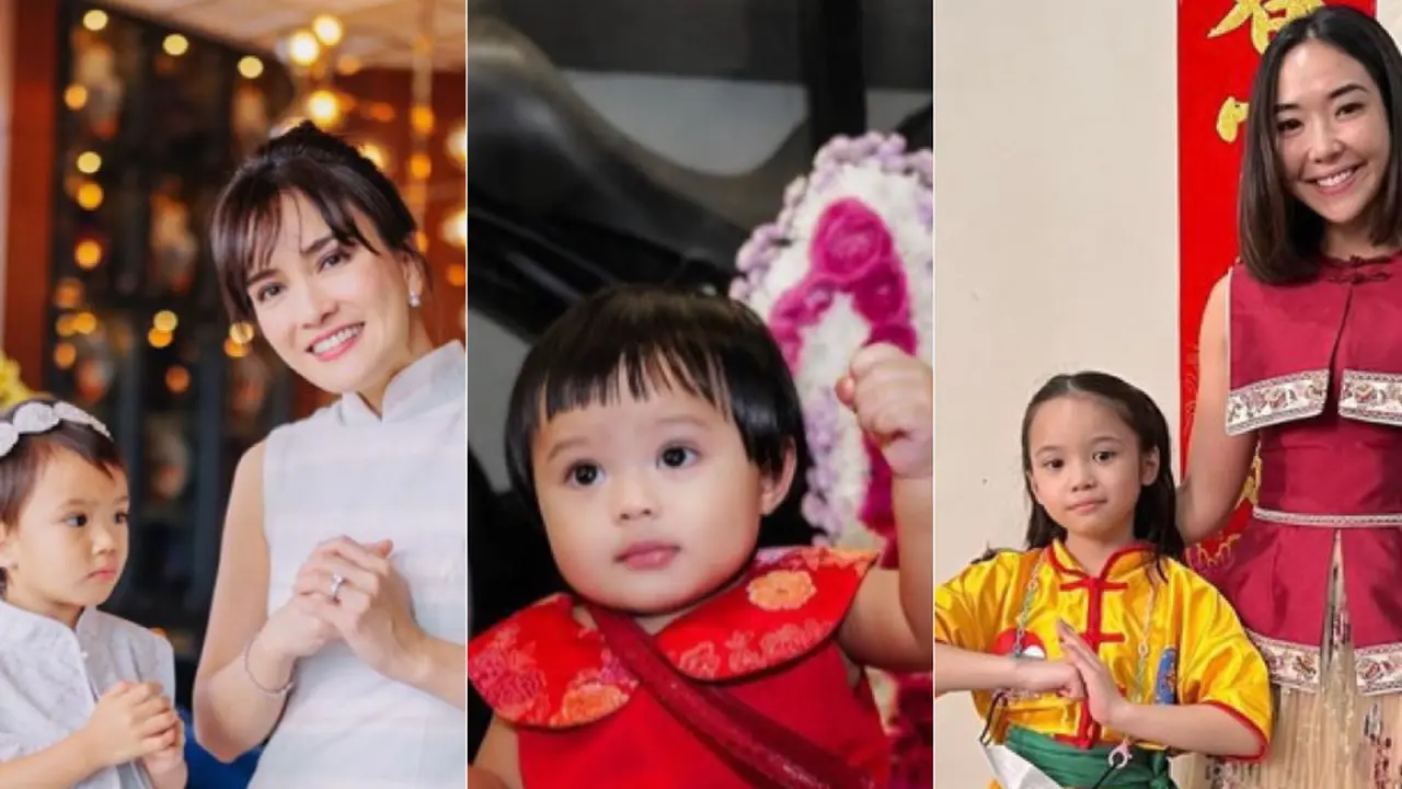 Tampilan Menggemaskan Anak Artis Rayakan Imlek