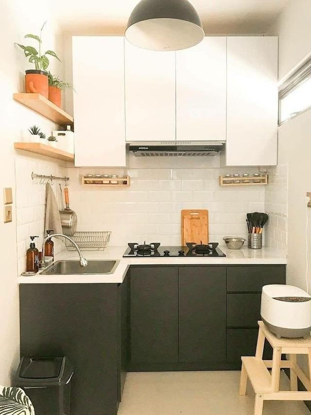 Dapur Letter L Minimalis Versi Rapi