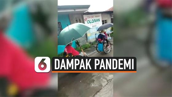 VIDEO: Penyandang Disabilitas Gunakan Kursi Roda Sejauh 160 Kilometer