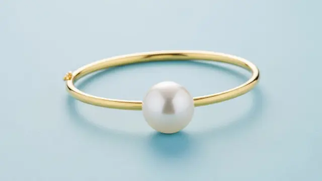 Gelang Signature Mutiara Emas Kuning