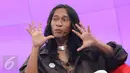 Aming Sugandhi saat menjadi bintang tamu di acara Dear Haters, Jakarta, Kamis (8/9). Aming berbagi banyak kisah hidupnya bersama Dear Haters. (Liputan6.com/Herman Zakharia)
