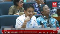 Menteri Kesehatan, Budi Gunadi Sadikin saat rapat kerja bersama Komisi IX DPR RI. (YouTube TVR&nbsp;Parlemen)