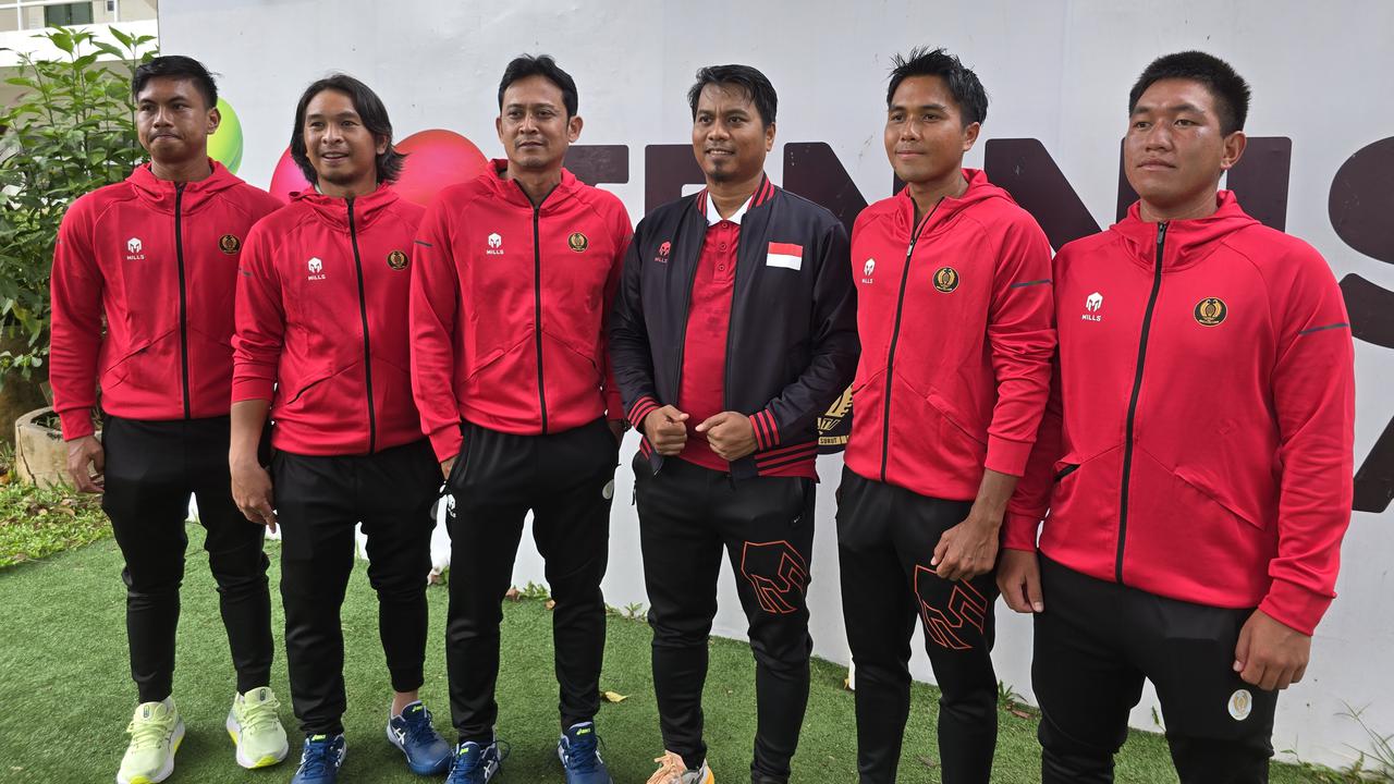 Pelepasan kontingan Indonesia ke Piala Davis Grup II melawan Slovenia