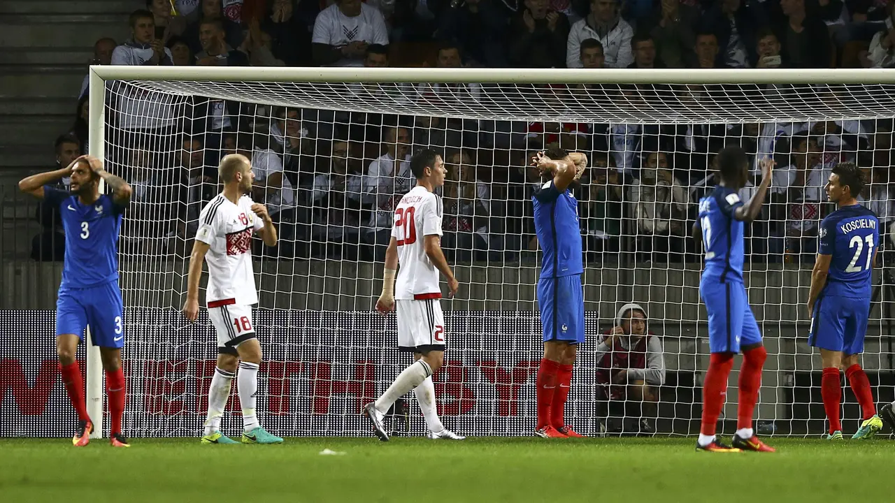 Prancis harus rela ditahan imbang 0-0 Belarusia